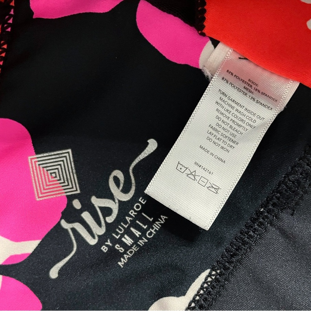 Lularoe Rise Floral Racerback Sports Bra Small - Picture 6 of 6